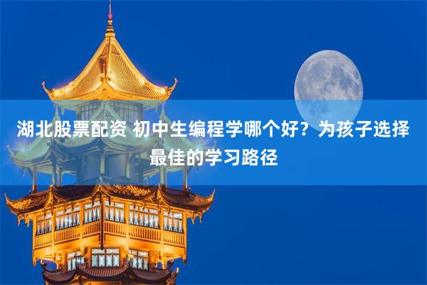 湖北股票配资 初中生编程学哪个好？为孩子选择最佳的学习路径