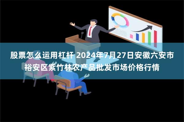 股票怎么运用杠杆 2024年7月27日安徽六安市裕安区紫竹林农产品批发市场价格行情