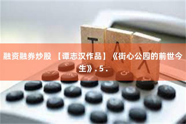 融资融券炒股 【谭志汉作品】《街心公园的前世今生》.５.